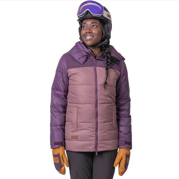 Flylow Kenzie Winter Puffer Down Jacket Casual Long Insulated Water Repellant - Picture 1 of 3